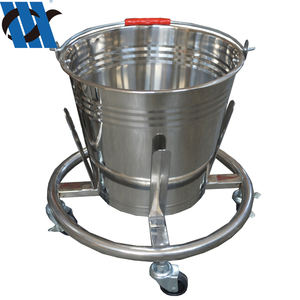 BDT224 Carro para muebles de hospital Cubo de limpieza de residuos con ruedas Cubo de residuos Kich de acero inoxidable - Product Image 4