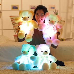 ตุ๊กตาหมีเรืองแสงสีรุ้งหลากสี ขนาด 30 ซม. บรรจุใยฝ้าย PP ราคาสุดคุ้ม ของขวัญวันวาเลนไทน์และ<span class=keywords><strong>วัน</strong></span>แม่ - Product Image 3