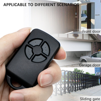 Control Remoto de Repuesto 4330E 4332E 4333E 4335E, 433MHz, Código Variable, 4 Botones, Llavero para Abridor de Puerta, Interruptores de Comando