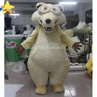 Costume de mascotte paresseux écureuil Funtoys Cosplay Halloween Zootopia en peluche personnalisé pour adulte