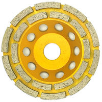 Meule diamantée en résine de 4 pouces pour outils abrasifs pour le béton de granit pour l'ébavurage