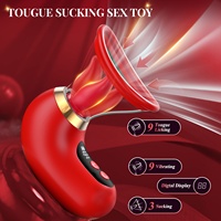 5 in 1 Silikon Klitoris saugen Vibrator Kitzler Sauger Rose Vibrator für Frauen Sexspielzeug