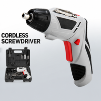 Tournevis électrique au lithium-ion 42V, ensemble de perceuse sans fil rechargeable multifonction 45 pièces, outil électrique pour usage domestique
