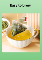 Thé en sachet triangulaire à la menthe poivrée pure et naturelle, rafraîchissant et apaisant, pour l'Afrique et les climats chauds, vente en gros
