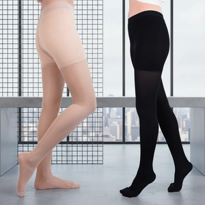 Collants <span class=keywords><strong>semi</strong></span>-opaques chauds et confortables pour femmes, respirants, avec soutien de compression de qualité médicale - Product Image 6