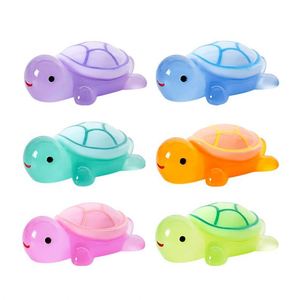 Customized Design <b>Animals</b> Tortoise Glow Dark 3D Resin Flatback Charms Cartoon Miniature Microlandschaft Promotional Silk Screen - Product Image 4