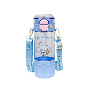 Botella de agua infantil Cinnamoroll de 500 ml con correa, diseño de dibujos animados, para niños en edad escolar. - Product Image 1