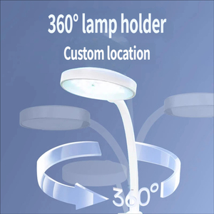 Lumière LED étanche à clipser pour aquarium 360° °   Lampe à col de cygne flexible à spectre complet pour nano aquarium et croissance de petites plantes - Product Image 2