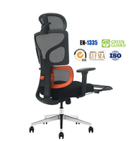 Nouvelle chaise de gaming confortable, chaise de direction ergonomique, chaise d'ordinateur inclinable, chaise de bureau pivotante en maille pour le travail et le gaming