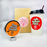 Etiquetas Adhesivas Personalizadas Impermeables en Rollo, Etiquetas Redondas para Sellado de Cajas, Bolsas de Papel, Etiquetas de Embalaje, Etiquetas de Sellado de Productos