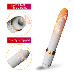 2023 nueva Mini máquina de pistola telescópica columpio vibración calefacción 100% impermeable sensación de sexo Real vibrador adulto masturbador femenino - Product Image 2