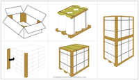 Protections d'angle en papier découpées en forme de L, 100 % recyclables, largeur 2 pouces, longueur 1 m, pour un emballage de précision sur mesure