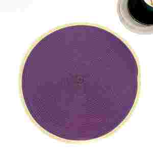 <b>Round</b> Braided PP Heat Resistant Non Slip Washable Dining Table Decor <b>Placemat</b> 38cm for Kitchen Home Indoor/Outdoor - Product Image 3