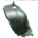 Revestimiento Interior del Guardabarros Delantero para Mercedes-Benz Clase M W164 2006-2011, Pieza de Repuesto de Plástico Negro - Product Image 2