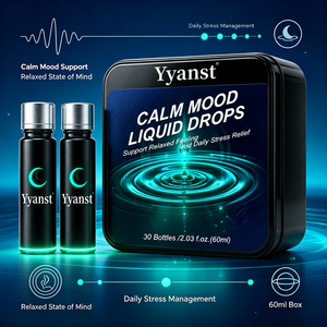 Custom Private Label <b>Calm</b> Mood Oral Liquid 60ml Dietary Supplement Support Relaxed Feeling Daily Stress Relief OEM Wholesale - Product Image 3