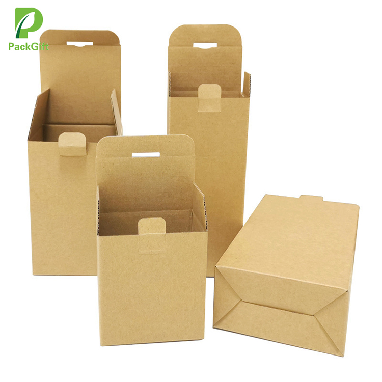 CMYK Printed Corrugated Cardboard Thick Paper Auto Lock Bottom Custom Candle Boxes Packaging