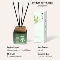Diffuseur d'arômes sans flamme pour chambre à coucher, parfum haut de gamme longue durée, diffuseur de parfum en rotin, thé, fibre de verre, désodorisant pour toilettes, air