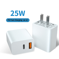 Chargeur de téléphone portable, charge rapide, chargeur rapide, chargeur type C, charge rapide