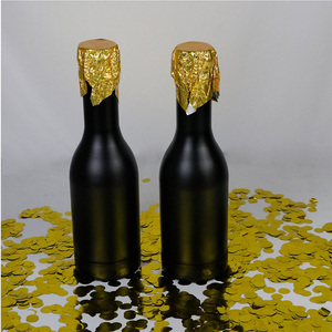Lance-confettis en forme de mini bouteille de champagne |   Cannons à confettis jetables pour les célébrations - Product Image 5