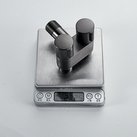 Articles sanitaires Nouvelle arrivée Bidet robinet douche en acier inoxydable 201 gris couleur Double poignée une entrée deux sorties arrêt d'eau