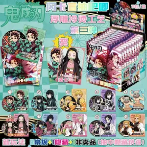 11 pièces Anime Laser carte 75mm badge avec étui de protection broche broche Cosplay Badge fête des enfants-F - Product Image 2