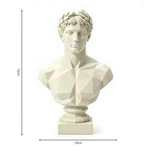 Escultura de Busto de <span class=keywords><strong>Apolo</strong></span> Geométrica Personalizada al por Mayor, Estatua Abstracta de <span class=keywords><strong>Dios</strong></span> <span class=keywords><strong>Griego</strong></span> en Poliresina para Decoración de Arte en el Hogar u Oficina - Product Image 5