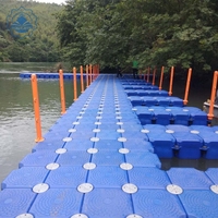 Plateforme modulaire pour quai flottant à jet Cube ponton flottant HDPE