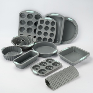 แม่พิมพ์อบขนมและเค้กซิลิโคนเกรดอาหาร SHT เป็นมิตรกับสิ่งแวดล้อม 1 ชิ้น มี 8 รูปทรงที่แตกต่างกัน ใช้งานได้หลากหลาย - Product Image 3