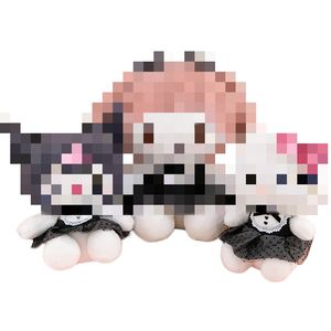 Muñeca de Peluche Kuromi Kitty con Falda Negra, Venta al por Mayor, Regalos Decorativos Lindos, Personaje de Anime de Dibujos Animados, Juguetes de Peluche para Niñas - Product Image 6