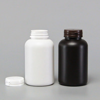 Bouteilles d'emballage pharmaceutique en plastique HDPE vides de 400 ml personnalisées OEM pour compléments alimentaires et médicaments
