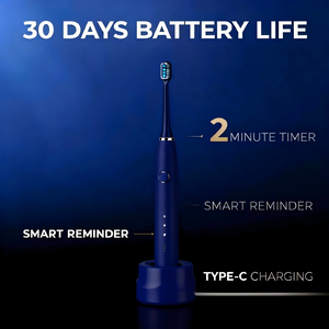 Spazzolino Elettrico Sonico per Igiene Orale con Sensore di Pressione, Display LED, Tecnologia Intelligente, Sbiancamento Denti, Setole Morbide, Impermeabile IPX7 - Product Image 5