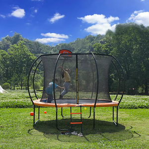 <span class=keywords><strong>Trampoline</strong></span> d'extérieur multi-générations Zoshine avec <span class=keywords><strong>poteaux</strong></span> de soutien incurvés et échelle d'accès sécurisée, idéal pour le saut quotidien en toute sécurité - Product Image 6