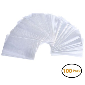 Protège-cartes de recettes, pochettes pour cartes indexées, couvertures de pages de livre de cuisine - 100 unités 4×6 pouces - Product Image 1