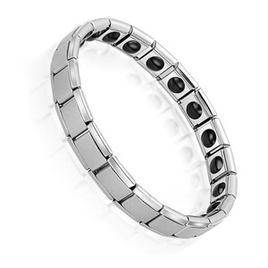 Bracelet géométrique en acier titane unisexe, bracelet élastique, bijoux cadeau, origine Yiwu - Product Image 2