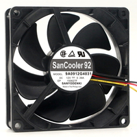 SANYO 9A0912G4031 DC12V 0,39A 90*90*25MM 9025 9CM Kipas Pendingin Aksial Sasis Bantalan Bola Ganda Baru Asli