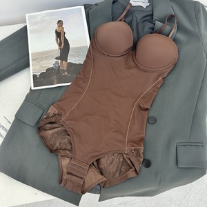 Plus Size Seamless Nylon Eco-Friendly Shapewear Postpartum Abdominal Binder Bra Adjustable Support <strong>Bodysuit</strong> New Arrival - Product Image 4