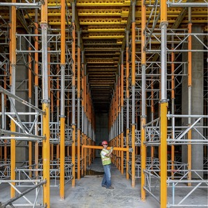 Système d'échafaudage extérieur CONREX 15-22 pieds en acier Q235, structure de support industrielle haute résistance pour entrepôt, capacité de charge 800 kg - Product Image 2