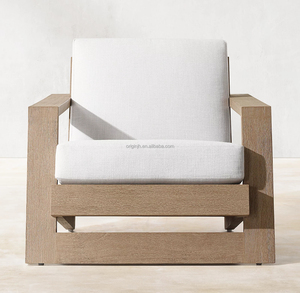 Meubles de patio de <span class=keywords><strong>jardin</strong></span> épaisseur coussins design <span class=keywords><strong>exotique</strong></span> résistant à l'eau sièges extérieurs fabriqués en teck massif chaise longue - Product Image 2