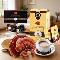 Café Latte Énergisant Noir Personnalisé OEM avec Extrait de Maca - Boisson Énergisante pour Hommes