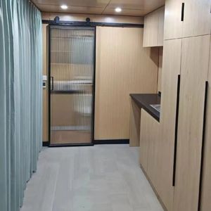 सस्ते प्रीफैब सैंडविच पैनल मिनी सेब घर त्वरित निर्माण पोर्टेबल 20 फीट 40 फीट 4 ऑफिस पॉड वाटरप्रूफ कंटेनर घर - Product Image 3