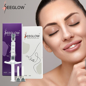 Gel injectable d'<span class=keywords><strong>acide</strong></span> <span class=keywords><strong>hyaluronique</strong></span> réticulé 2 ml – Remplisseurs dermiques pour les yeux, le nez, les lèvres et le visage – Anti-âge et raffermissant – Concentration HA 26 mg/ml - Product Image 1