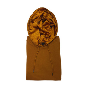 OEM/ODM Sudadera con <span class=keywords><strong>Capucha</strong></span> forrada de satén personalizada <span class=keywords><strong>Capucha</strong></span> de seda Unisex Alta calidad 100% Algodón Forrado de satén Sudadera con <span class=keywords><strong>capucha</strong></span> <span class=keywords><strong>Rosa</strong></span> Sudadera con <span class=keywords><strong>capucha</strong></span> Plus - Product Image 3
