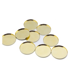 Modern lüks yuvarlak teneke tavalar göz farı yedekler şık bitirmek makyaj alüminyum Pan - Product Image 5