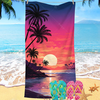 Serviette de plage en microfibre super absorbante OEM, séchage rapide, serviette de plage personnalisée pour piscine, complexe hôtelier, bord de mer, voyage, vacances d'été