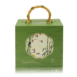 Juego de Velas Aromáticas Artesanales de Cera de Soya Premium de Baja Temperatura con Diseño de Bambú Estilo Chino para Decoración Navideña del Hogar - Product Image 6