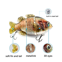 Leurre de pêche Bellance 130mm 63g, leurre de simulation multi-sections pour eau douce en ABS, article très demandé