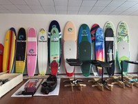 Planche de surf en fibre de carbone EPS personnalisée, planche de sauvetage en fibre de verre, planche de surf Longboard