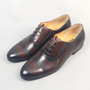 CVEPVAL Men's Oxfords Genuine Leather Pointed Toe Business Dress <b>Shoes</b> <b>Height</b> <b>Increasing</b> Office Career Style - Product Image 4