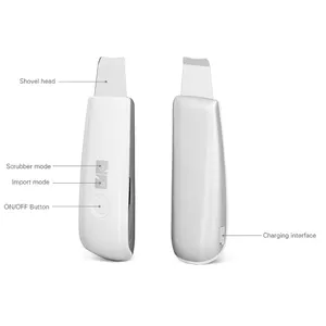 Portable Electric Facial Wireless Face Skin Spatula Ultrasonic Skin Scrubber Peeling Sonic Facial Skin Scrubber