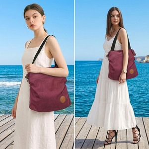 Sac fourre-tout en toile pour le travail, les trajets quotidiens <span class=keywords><strong>et</strong></span> l'école, sac à bandoulière tendance pour femme, sac à main élégant - Product Image 2